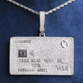 Moissanite Chain Pendants 925 Sterling Silver Hip Hop Jewelry Iced Out Pendant