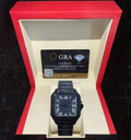 Mossanite watch High-quality mens and womens moissanite diamond watch Luxury design (A0) (Cheaper Option)