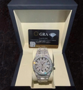 Mossanite watch High-quality mens and womens (A4) (Cheaper Option)